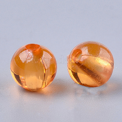 Прозрачные пластиковые бусины KY-T005-6mm-633-1