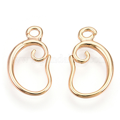 Латунные крючки для сережек X-KK-I649-05G-NF-1