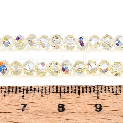 Прозрачные стеклянные бусины EGLA-N016-4mm-05-1