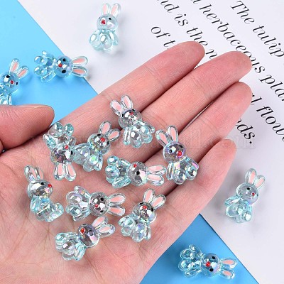 Прозрачные акриловые бусины MACR-S373-81-Q03-1