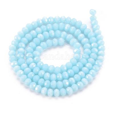 Непрозрачные сплошные цветные стеклянные бусины X-EGLA-A034-P4mm-D06-1