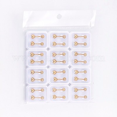 Заглушки для мочки уха из нержавеющей стали 304 EJEW-H362-09G-1