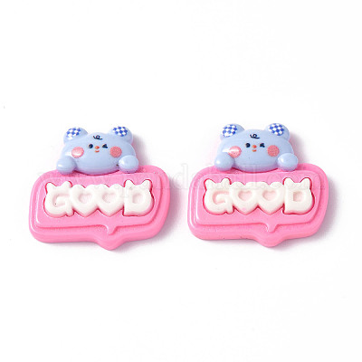 Непрозрачные кабошоны из смолы CRES-P023-01E-1