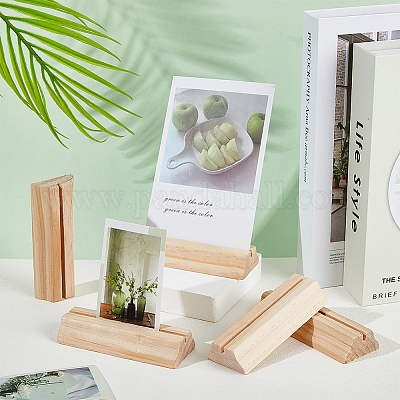 Деревянная основа для открытки настольного календаря AJEW-WH0513-81-1