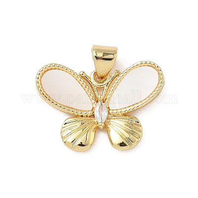 Латунные микро проложить кубического циркония подвески KK-D426-03G-1