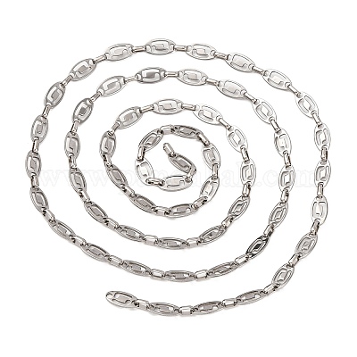 Овальные звенья цепи из нержавеющей стали 304 CHS-S012-25P-1