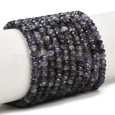 Природные иолит нитей бисера&nbsp;G-P612-A02-01-1