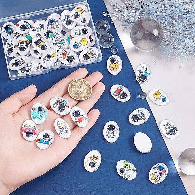 Кабошоны из стекла GLAA-PH0002-26B-1