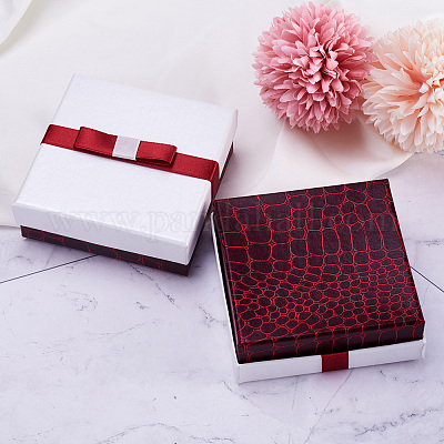 Прямоугольник комплект украшений картонные коробки CBOX-TA0001-02-1