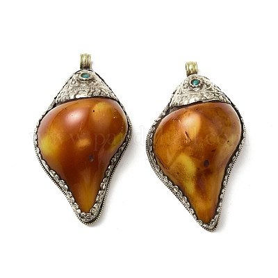 Латунные подвески из пчелиного воска KK-H437-01AB-1