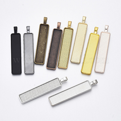 Сплав большой подвесной кабошон сеттинги PALLOY-R120-02-1