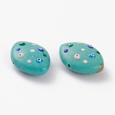 Бусины из природных Говлит G-C300-17-1