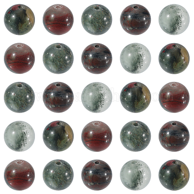 2 starnds нити натуральных африканских бусин из кровавика G-SP0001-27-1