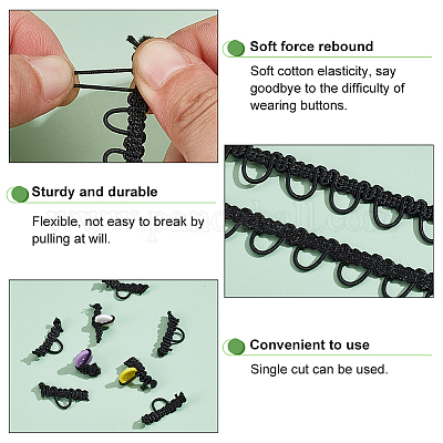22.5 ярд нейлоновых эластичных лент с петлями OCOR-BC0006-78-1