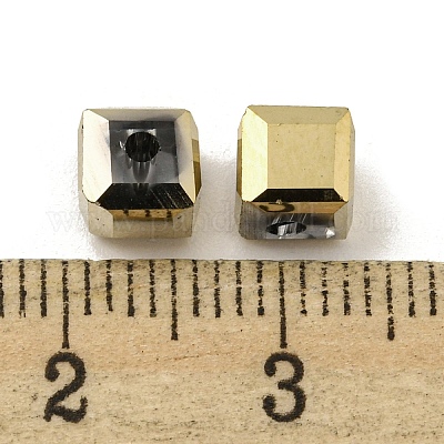 Гальванические стеклянные бусины EGLA-Z004-04A-09-1