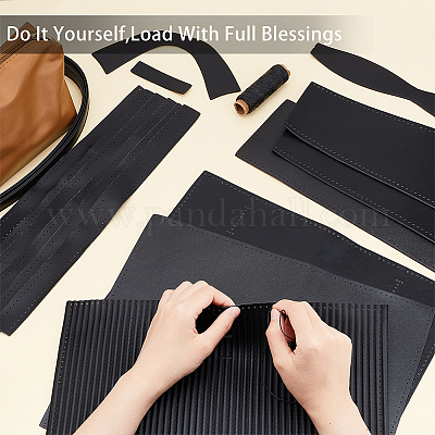 Наборы для изготовления сумок из искусственной кожи с бантом своими руками DIY-WH0304-203-1