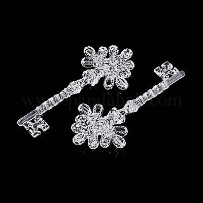 Прозрачные пластиковые большие подвески KY-T042-06-1