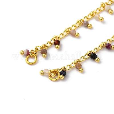 Латунь кабель цепи материалы для ожерлеья KK-K337-12G-09-1