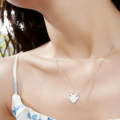 4 шт. 2 цвета 201 нержавеющая сталь штампованные пустые бирки подвески STAS-LP0004-58-1