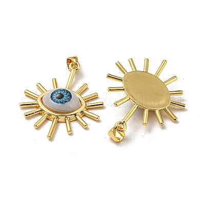 Настоящие кулоны из латуни KK-L209-001G-08-1