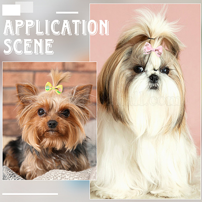 32 шт. 16 цвета бант из полиэстера резинки для волос для женщин и девочек PHAR-CN0001-01-1