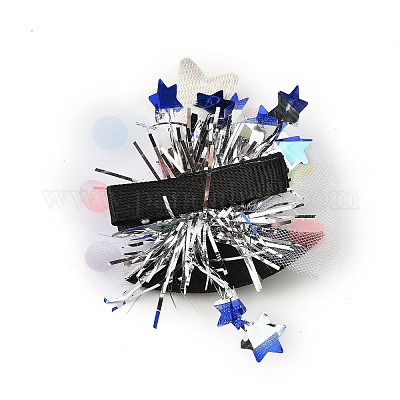 Заколка для волос из фетра с блестками на рождественскую тематику из крокодиловой кожи PHAR-U002-01G-1