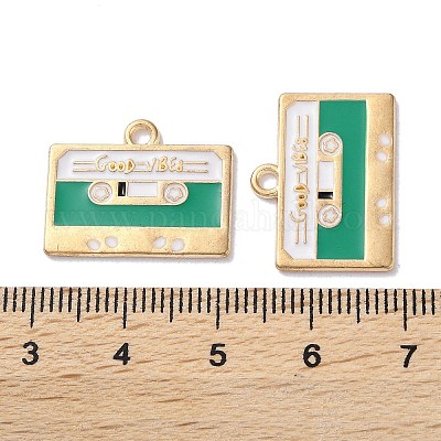 Подвески из эмали и сплава ENAM-O001-11K-G-1