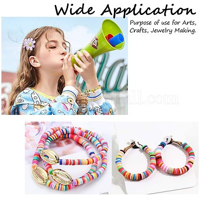 Бусины из полимерной глины ручной работы CLAY-R090-1