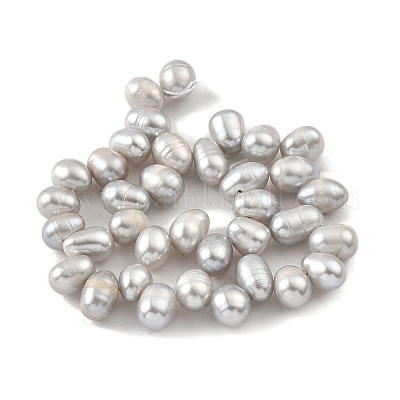 Окрашенные натуральные культивированные нити из пресноводного жемчуга PEAR-A006-28B-1