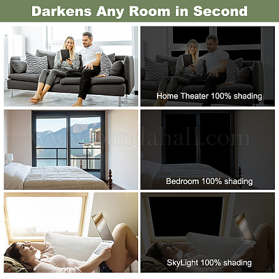 Портативная затемняющая штора из полиэстера для путешествий AJEW-WH0471-139-1