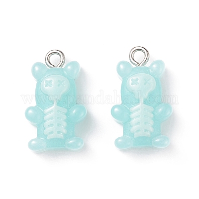 Подвески из непрозрачной смолы RESI-E011-01P-1