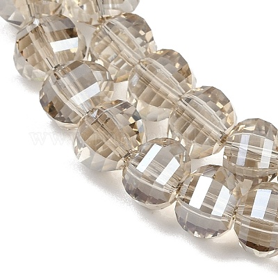 Гальванизируйте прозрачное стекло бисер нитей EGLA-B011-08A-PL03-1