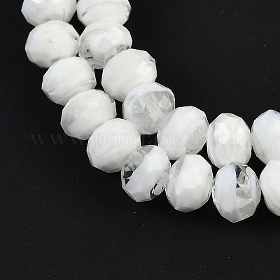 Бусы лэмпворк ручной работы LAMP-T007-13G-1