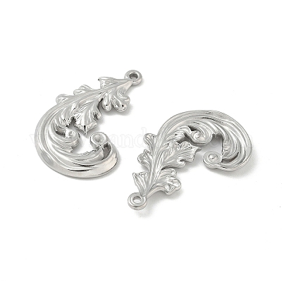 Подвески со стразами из нержавеющей стали 304 STAS-D376-09A-P-1