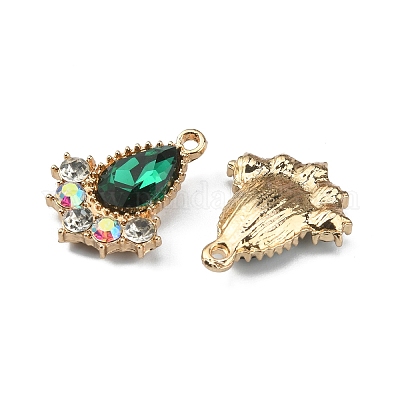 Стеклянные стразы подвески FIND-TAC0017-07LG-10-1