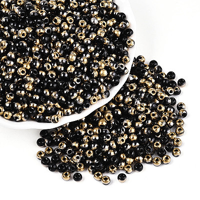 6/0 полупокрытая стеклянная бусина SEED-N008-04A-1