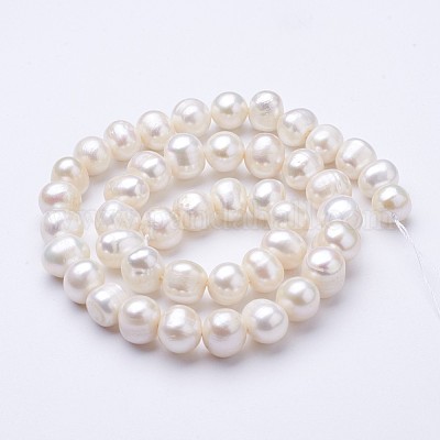 Нити из натурального культивированного пресноводного жемчуга PEAR-F004-55-1