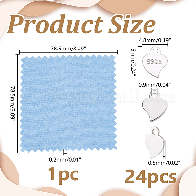 24 шт. 925 серебряные цепочки-удлинители&nbsp;STER-HY0001-15-1