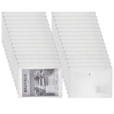 Прозрачные пластиковые пакеты для хранения документов AJEW-WH0695-092-1