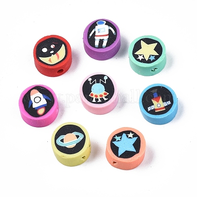 Бусины из полимерной глины  CLAY-SZ0001-91-1