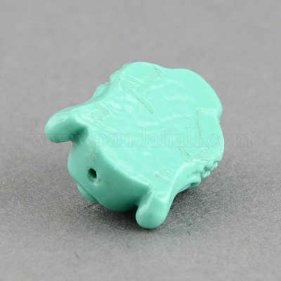 Синтетических коралловых бусин CORA-S003-15mm-02-1