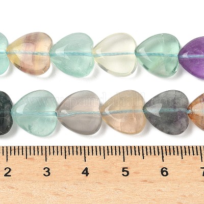 Природных красочные флюорита бисер нитей G-B022-06C-01-1