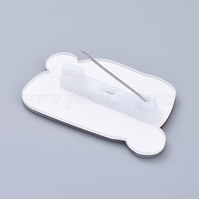 Акриловые защитные броши JEWB-D006-A01-1