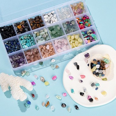 270 г 18 стиля натуральных и синтетических драгоценных камней и бусин из ракушек G-FS0001-25-1