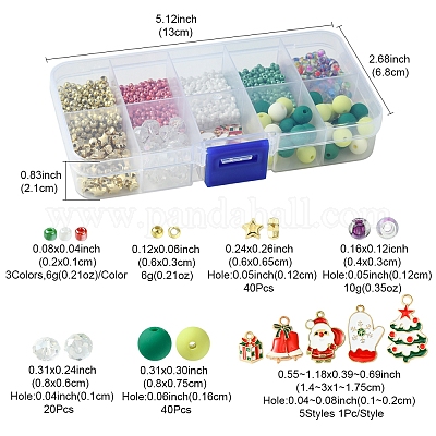 Рождественские эмалированные DIY-FS0007-03-1