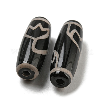 Тибетского стиля DZI бисер нитей G-P526-B01-1