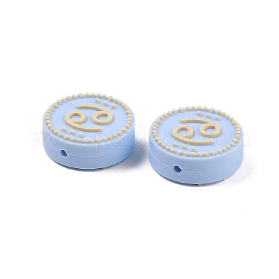 Фокальные бусины из пищевого силикона SIL-Z021-03H-1