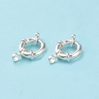 Экологически чистые латунные пружинные кольцевые застежки KK-D082-02S-B-1