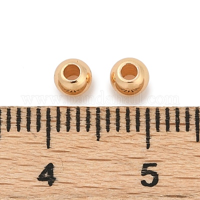 Латунные бусины KK-E070-01H-14G-RS-1