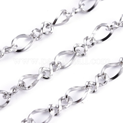 Цепи Figaro из нержавеющей стали 304 CHS-I001-09P-01-1